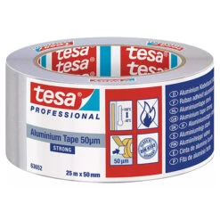 Adhesif Aluminium 63652 25 M X 50 Mm Tesa