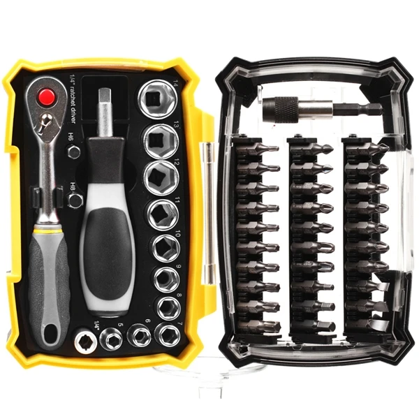 Coffret Torsion 46 Pieces Douilles Embouts Diager 2 Coffret Torsion 46 Pieces Douilles Embouts Diager – Image 2