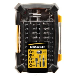 Coffret Torsion 46 Pieces Douilles Embouts Diager