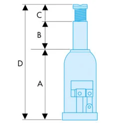Cric Bouteille 20 Tonnes Facom