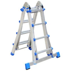 Echelle Multiscopic 4x4 Marches - 3M73 Deployée Tubesca -Outils Séries Magasin echelle multiscopic 4x4 marches 3m73 deployee tubesca 2