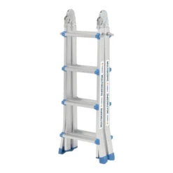 Echelle Telescopique 4x4 Marches - 4M30 Deployée Tubesca -Outils Séries Magasin echelle telescopique 4x4 marches 3m45 deployee tubesca 2