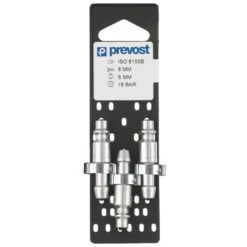 Embouts ISO B Sur Plaque Pour Tuyau 8mm Lot De 3 Prevost