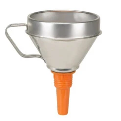 Entonnoir Fer Blanc D160mm + Filtre /bec Pressol