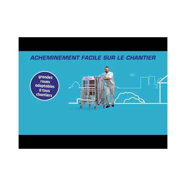 Échafaudage Télescopique X-Tower Plancher 2m Tubesca 4 Échafaudage Télescopique X-Tower Plancher 2m Tubesca – Image 4