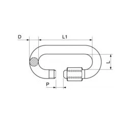 Maillon Rapide Inox A4 D8 Sachet De 5 Acton