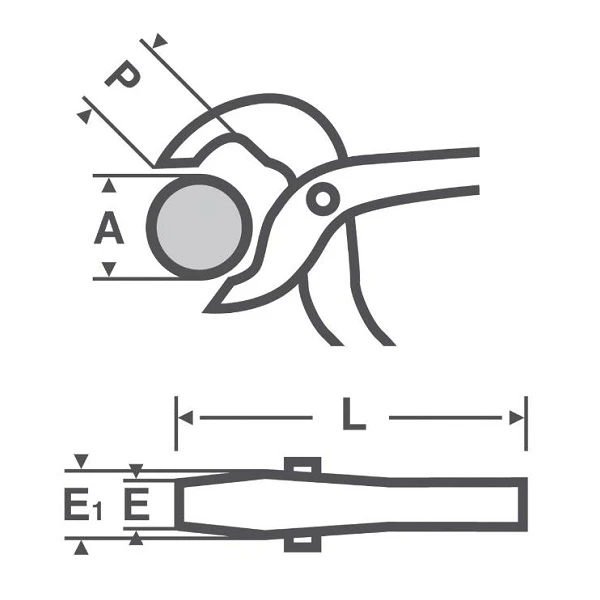 Pince Multiprise Vanadix à Branche Entrepassées 240mm Virax 2 Pince Multiprise Vanadix à Branche Entrepassées 240mm Virax – Image 2
