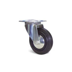 Roulette Pivotante Manu-Roll 160mm A Platine 175kg Guitel