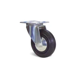 Roulette Pivotante Port-Roll 125mm A Platine 125kg Frein Guitel